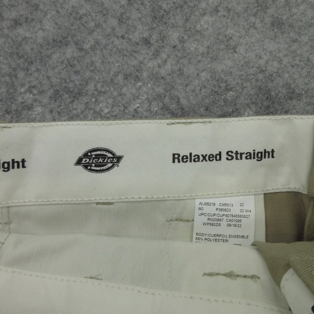 Dickies Cargo Pants Mens 32x34 Relaxed Fit Straight Leg Wrinkle Resistant New